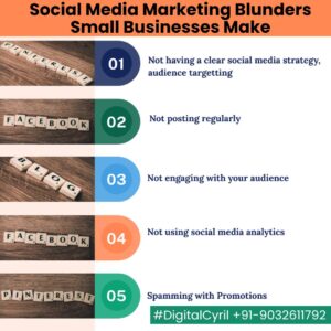 Social Media Marketing Blunders Small Businesses Make